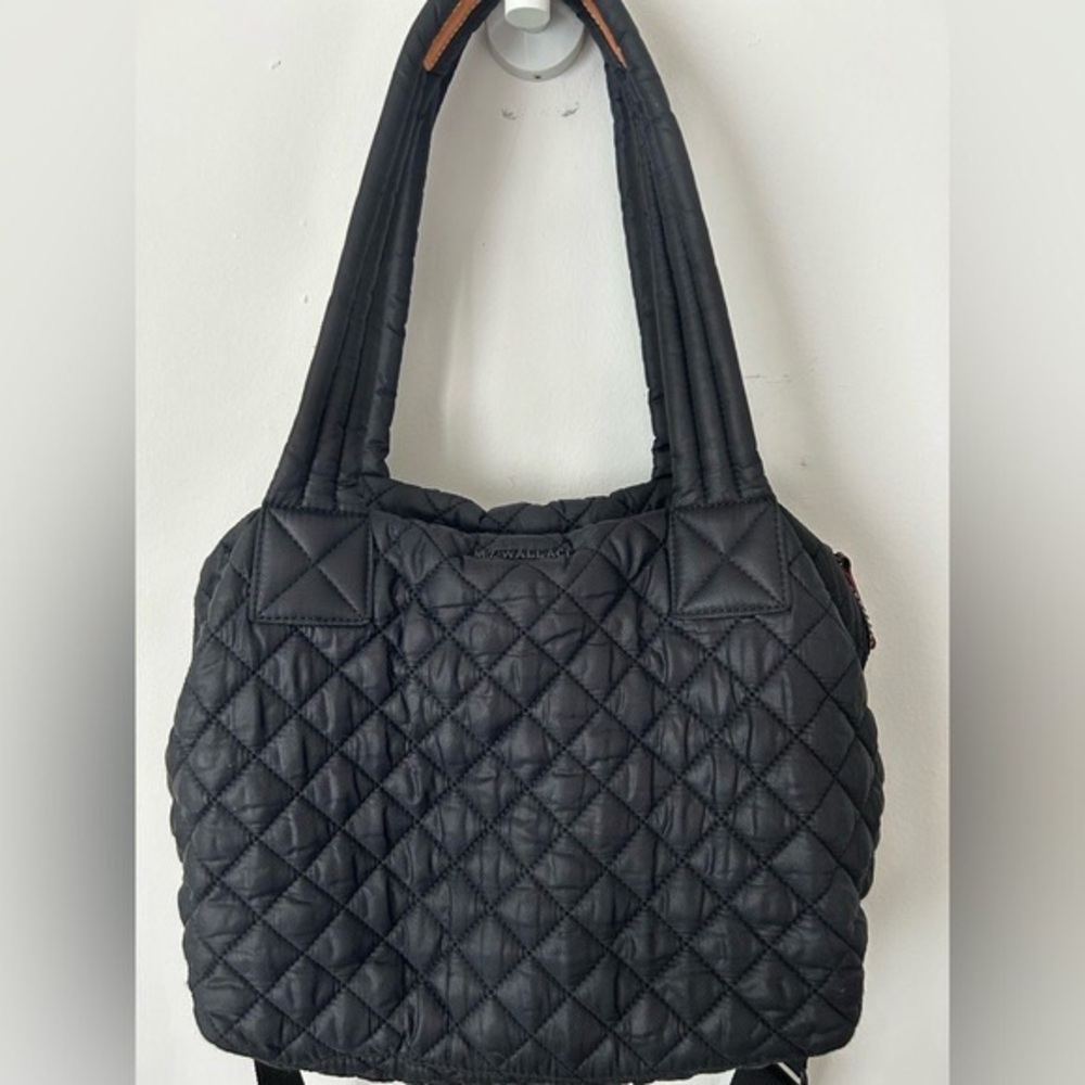 MZ Wallace Quilted Black Sutton purse.